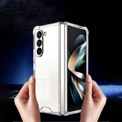 Galaxy Z Fold 5 Kılıf Zore Nitro Anti Shock Silikon Renksiz