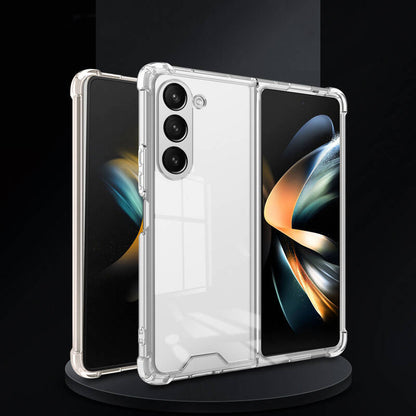 Galaxy Z Fold 5 Kılıf Zore Nitro Anti Shock Silikon Renksiz