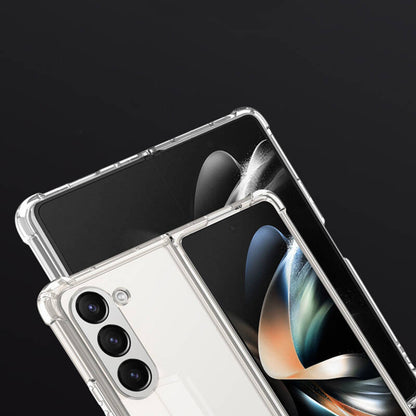 Galaxy Z Fold 5 Kılıf Zore Nitro Anti Shock Silikon Renksiz