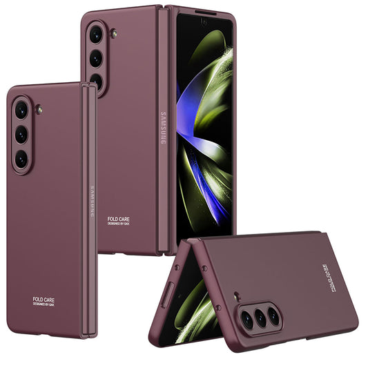 Galaxy Z Fold 5 Kılıf Zore Sert Kıpta Kapak Kırmızı