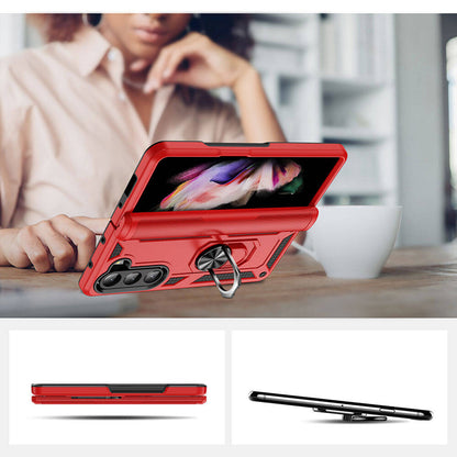 Galaxy Z Fold 5 Kılıf Zore Vega Kapak Siyah