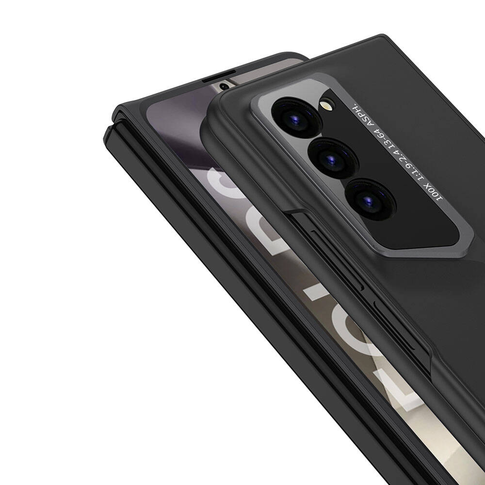 Galaxy Z Fold 6 Kılıf Ultra İnce Kamera Korumalı Sert Rubber Zore Procase Kapak Gri
