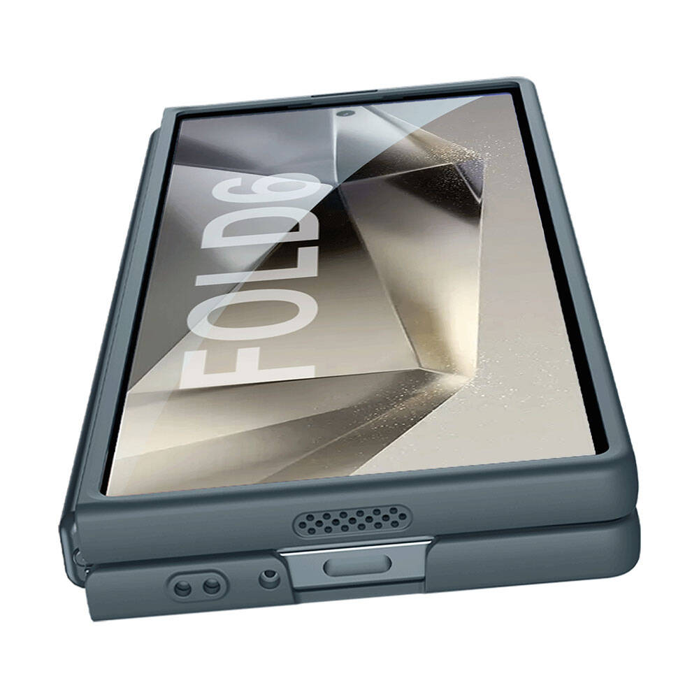 Galaxy Z Fold 6 Kılıf Zore Sert Kıpta Kapak Siyah