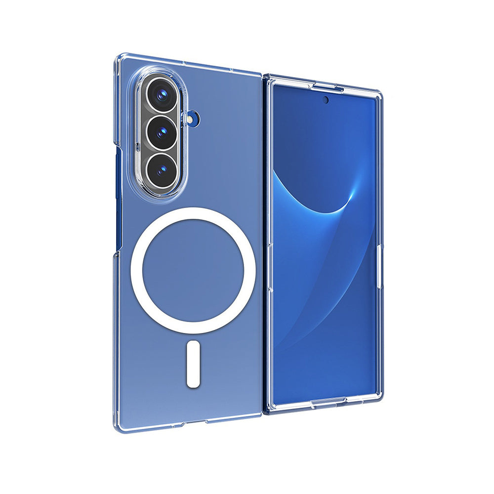 Galaxy Z Fold 7 Kılıf Kamera Korumalı M-safe Sert PC Zore Porto Kapak Şeffaf