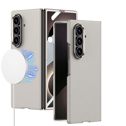Galaxy Z Fold 8 Ultra Kılıf M-safe Şarj Özellikli Zore Kıpta KPT-12 Sert PC Kapak