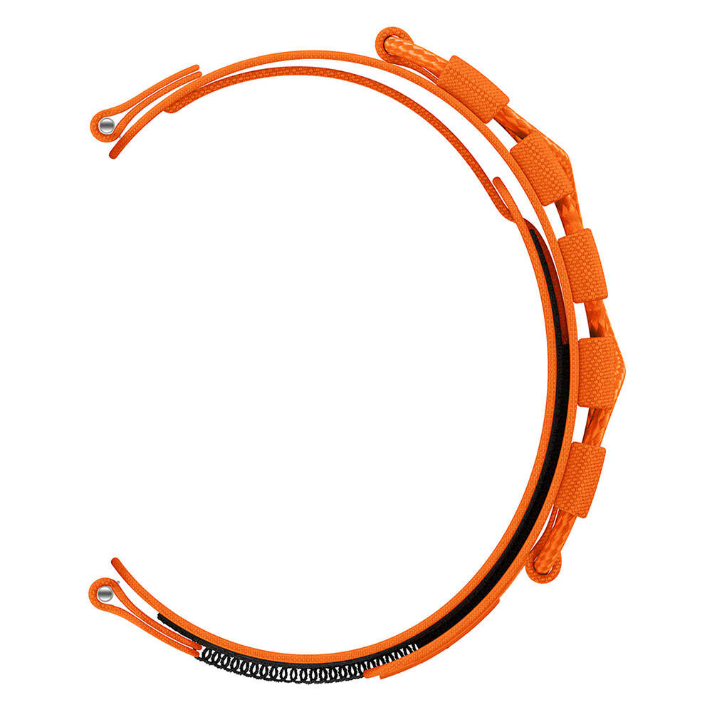 Gear S3 Zore KRD-112 22mm Orbital Örgülü Halat Tasarımlı Naylon Kumaş Hasır Kordon Yeşil