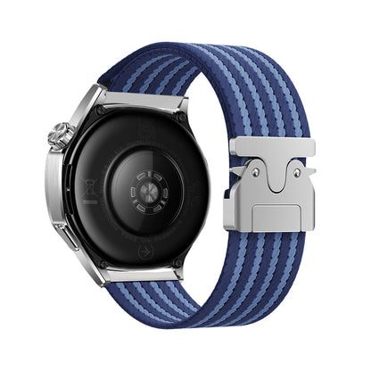 Gear S3 Zore KRD-133 22mm Naylon Kumaş Hasır Örgülü Kordon