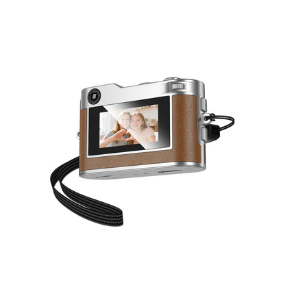 Hoco. DV210 Full HD 1080P Mini Dijital Kamera - Siyah/Kahve