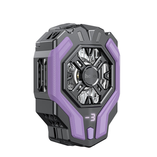 Hoco. GM26 Dijital Sıcaklık Göstergeli Radyatör Telefon Soğutucu Fan