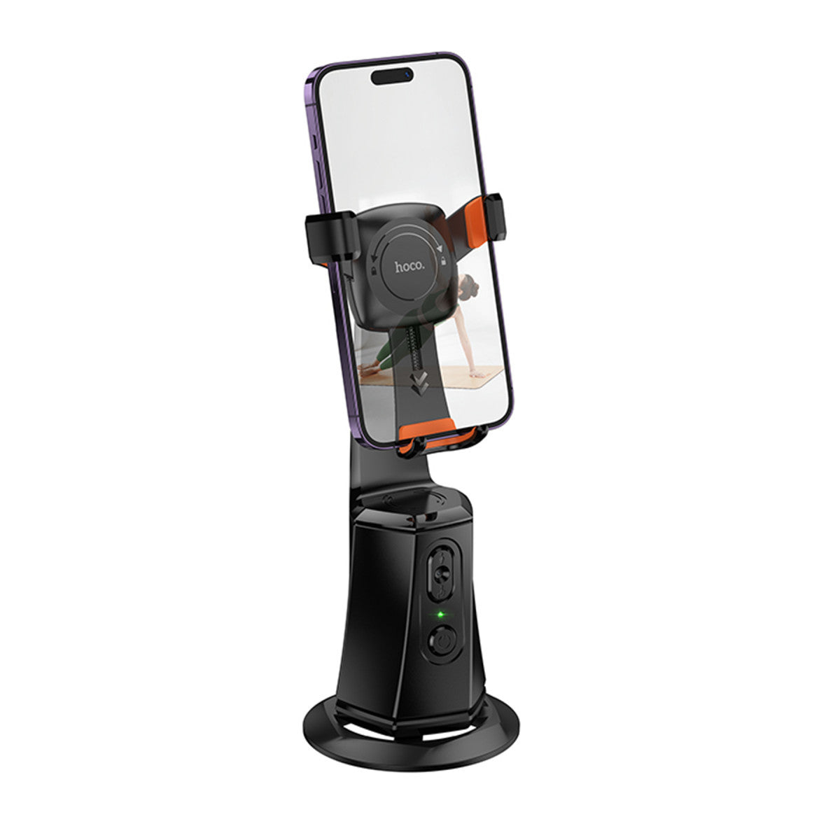 Hoco. K26 Otomatik Yüz Takipli Tripodlu Akıllı Selfie Gimbal - Siyah