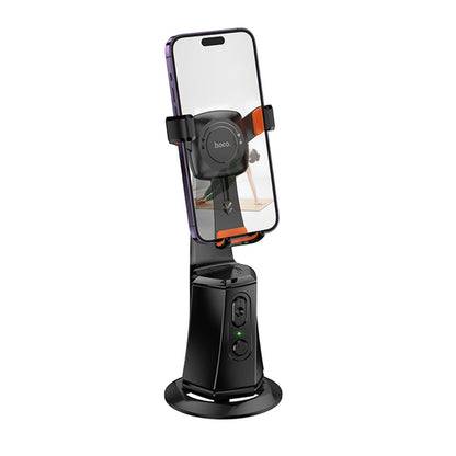 Hoco. K26 Otomatik Yüz Takipli Tripodlu Akıllı Selfie Gimbal - Siyah