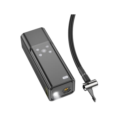 Hoco. ZP7 Çok Fonksiyonlu Dijital Göstergeli 5.000 mAh Bataryalı Akıllı Kablosuz Hava Kompresörü