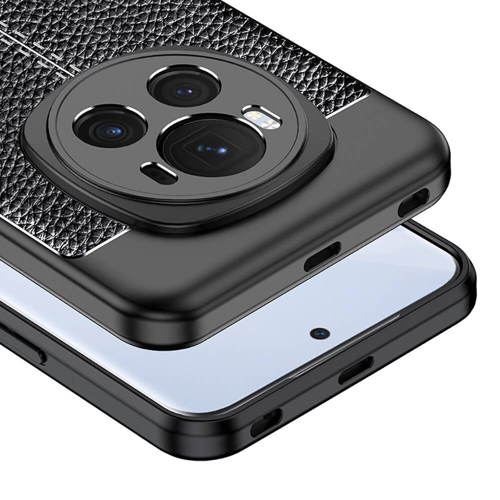 Honor Magic 6 Pro Kılıf Zore Niss Silikon Kapak Siyah