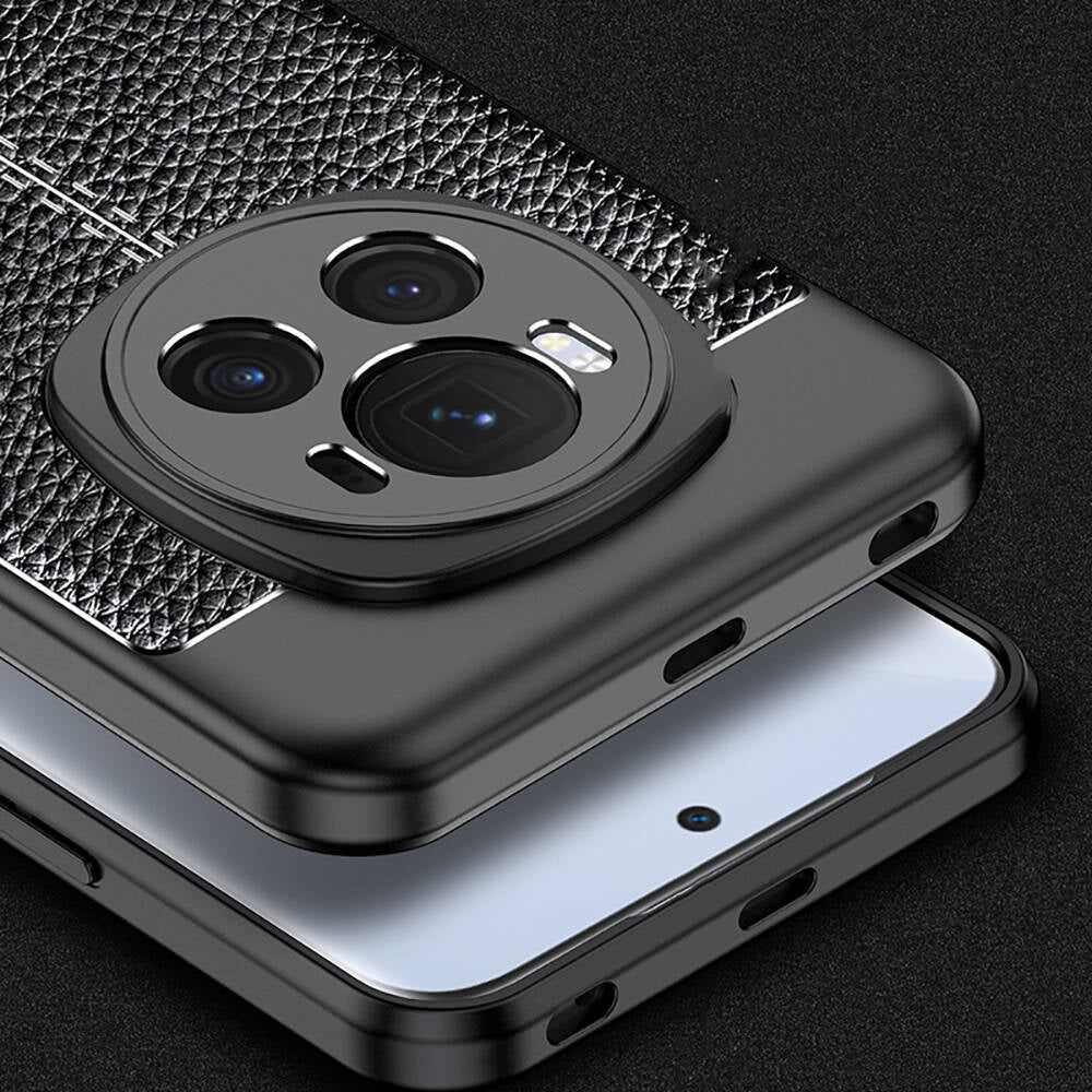 Honor Magic 6 Pro Kılıf Zore Niss Silikon Kapak Siyah