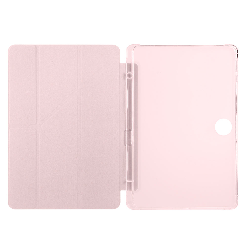 Honor Pad 9 Kılıf Zore Tri Folding Kalem Bölmeli Standlı Kılıf Lacivert