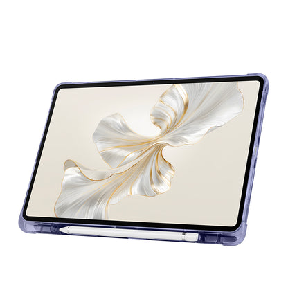 Honor Pad 9 Kılıf Zore Tri Folding Kalem Bölmeli Standlı Kılıf Koyu Yeşil