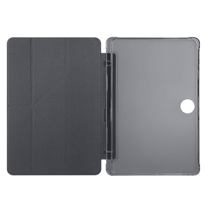 Honor Pad 9 Kılıf Zore Tri Folding Kalem Bölmeli Standlı Kılıf Lacivert