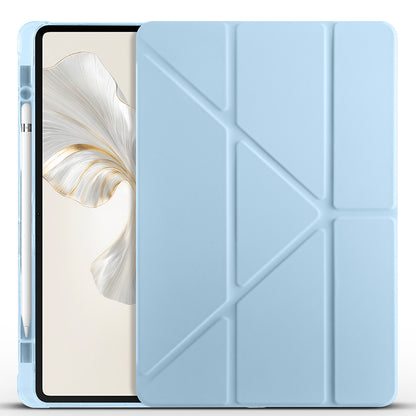 Honor Pad 9 Kılıf Zore Tri Folding Kalem Bölmeli Standlı Kılıf