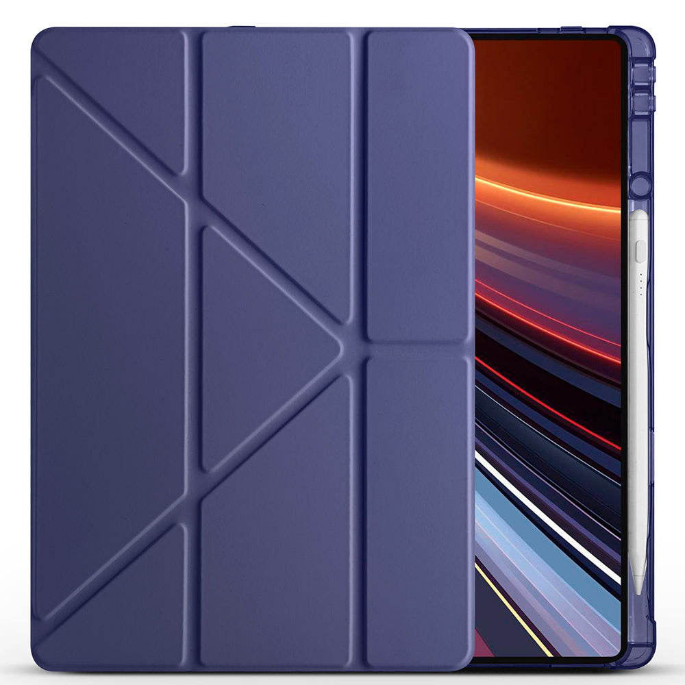 Honor Pad GT Pro Kılıf Zore Tri Folding Kalem Bölmeli Standlı Kılıf Koyu Yeşil