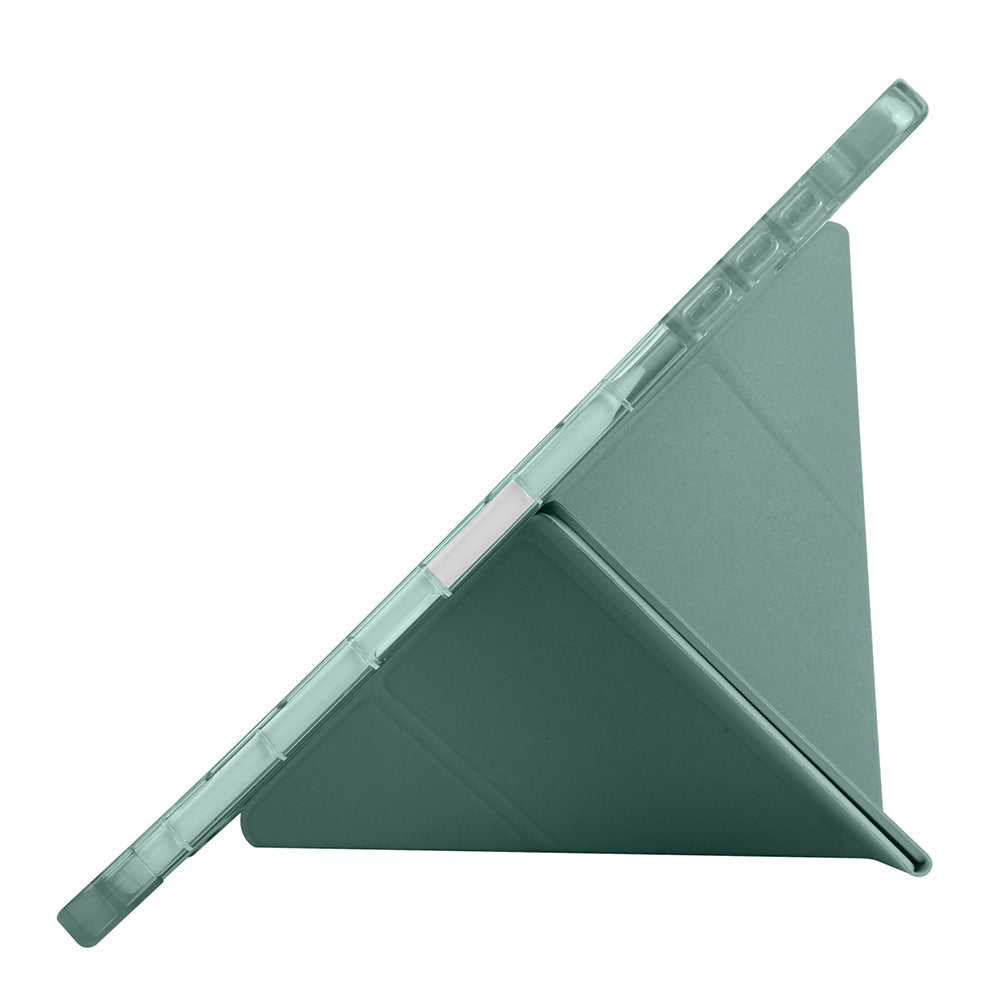 Honor Pad X9A Kılıf Zore Tri Folding Kalem Bölmeli Standlı Kılıf Siyah