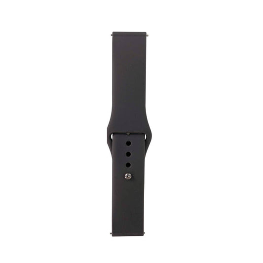 Huawei GT2 42mm Band Serisi 20mm Klasik Kordon Silikon Strap Kayış Gri