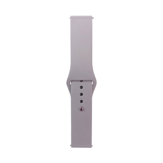 Huawei Honor Magic 2 46mm Band Serisi 22mm Klasik Kordon Silikon Strap Kayış Cloud Gray