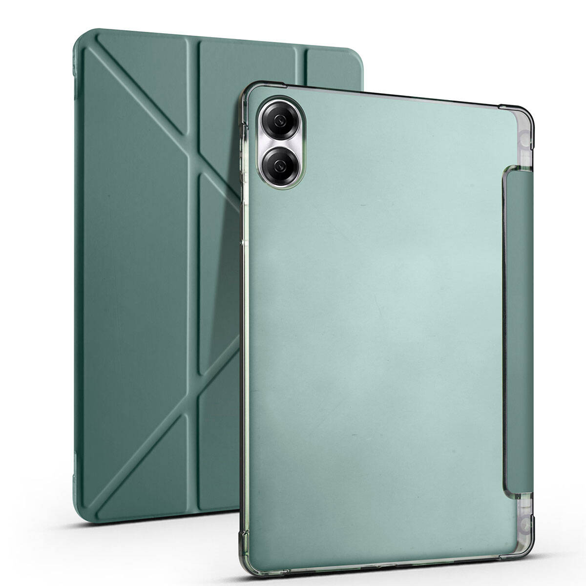 Huawei Honor Pad X8 Pro 11.5' Kılıf Zore Tri Folding Kalem Bölmeli Standlı Kılıf Siyah