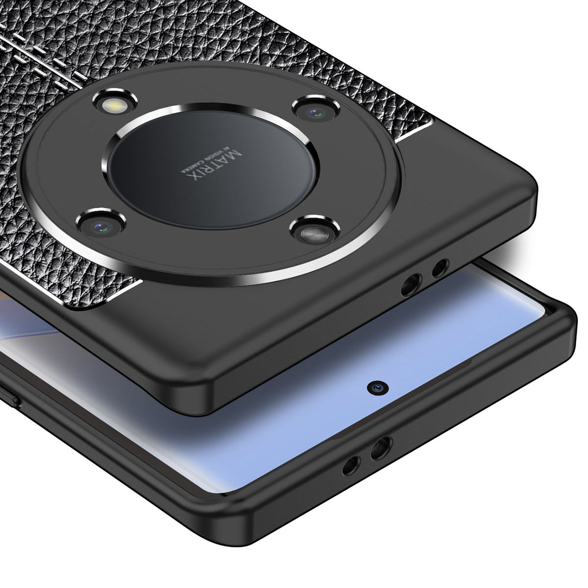 Huawei Honor X 9A Kılıf Zore Niss Silikon Kapak Lacivert