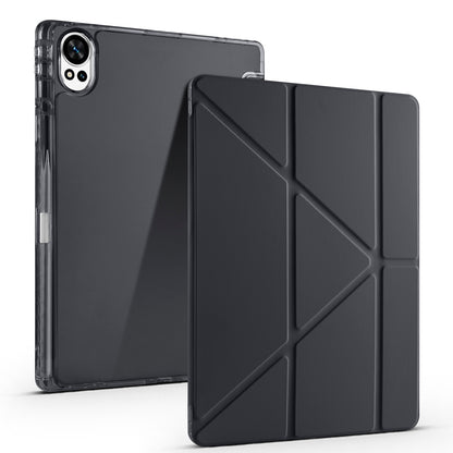 Huawei Matepad 12X Kılıf Zore Tri Folding Kalem Bölmeli Standlı Kılıf Mavi