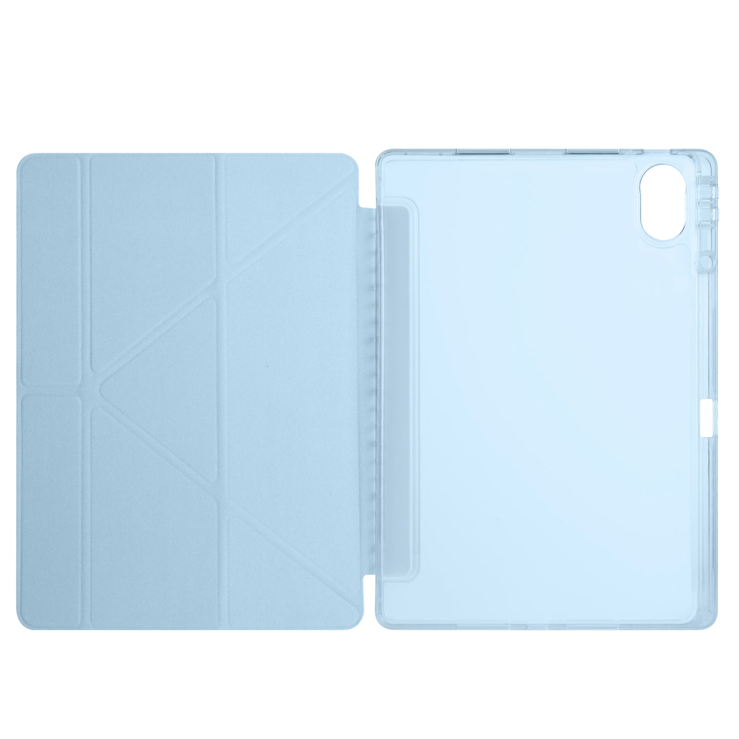 Huawei Matepad 12X Kılıf Zore Tri Folding Kalem Bölmeli Standlı Kılıf Siyah