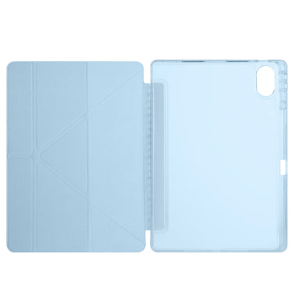 Huawei Matepad 12X Kılıf Zore Tri Folding Kalem Bölmeli Standlı Kılıf Lila