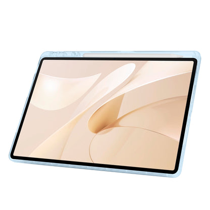 Huawei Matepad 12X Kılıf Zore Tri Folding Kalem Bölmeli Standlı Kılıf Koyu Yeşil