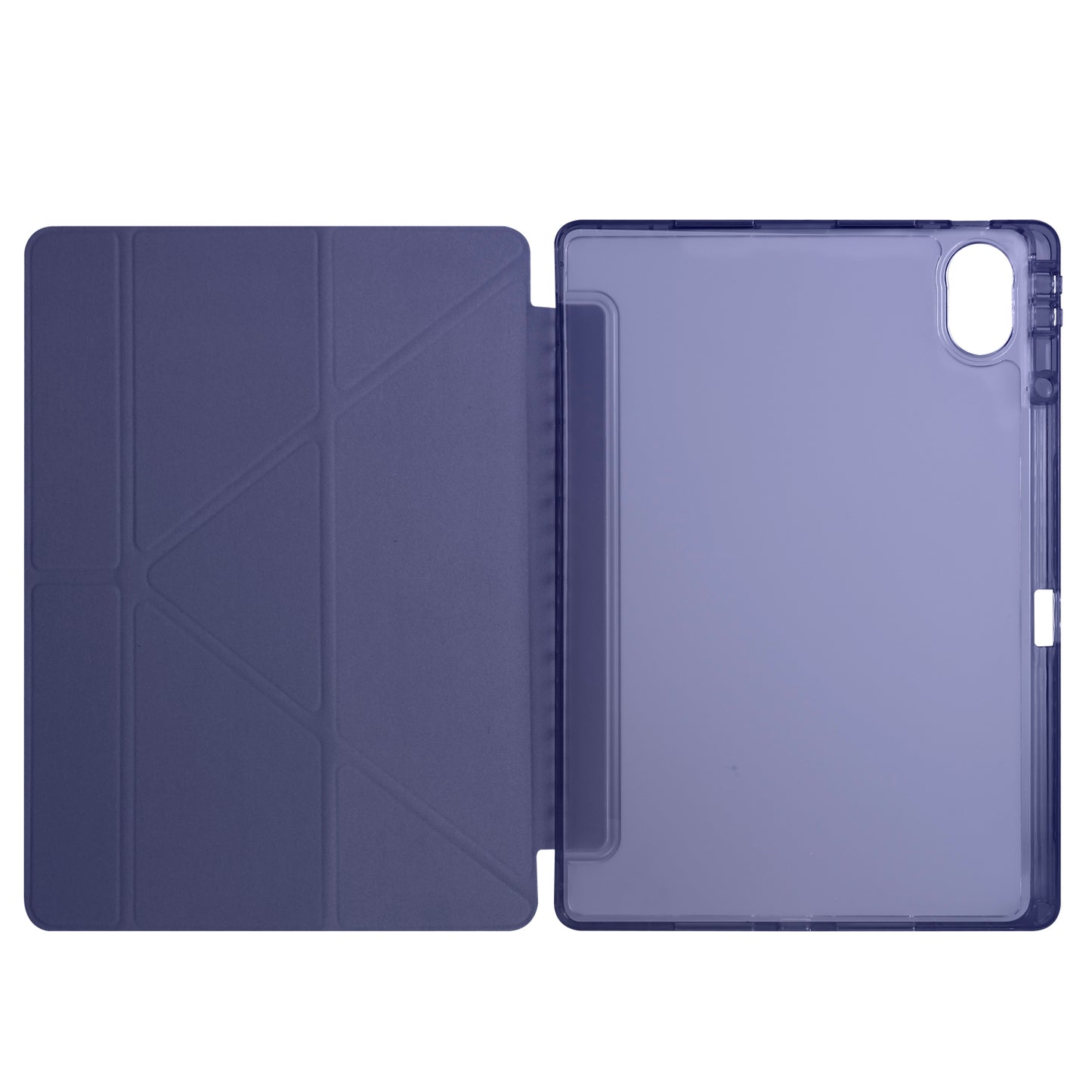 Huawei Matepad 12X Kılıf Zore Tri Folding Kalem Bölmeli Standlı Kılıf Siyah