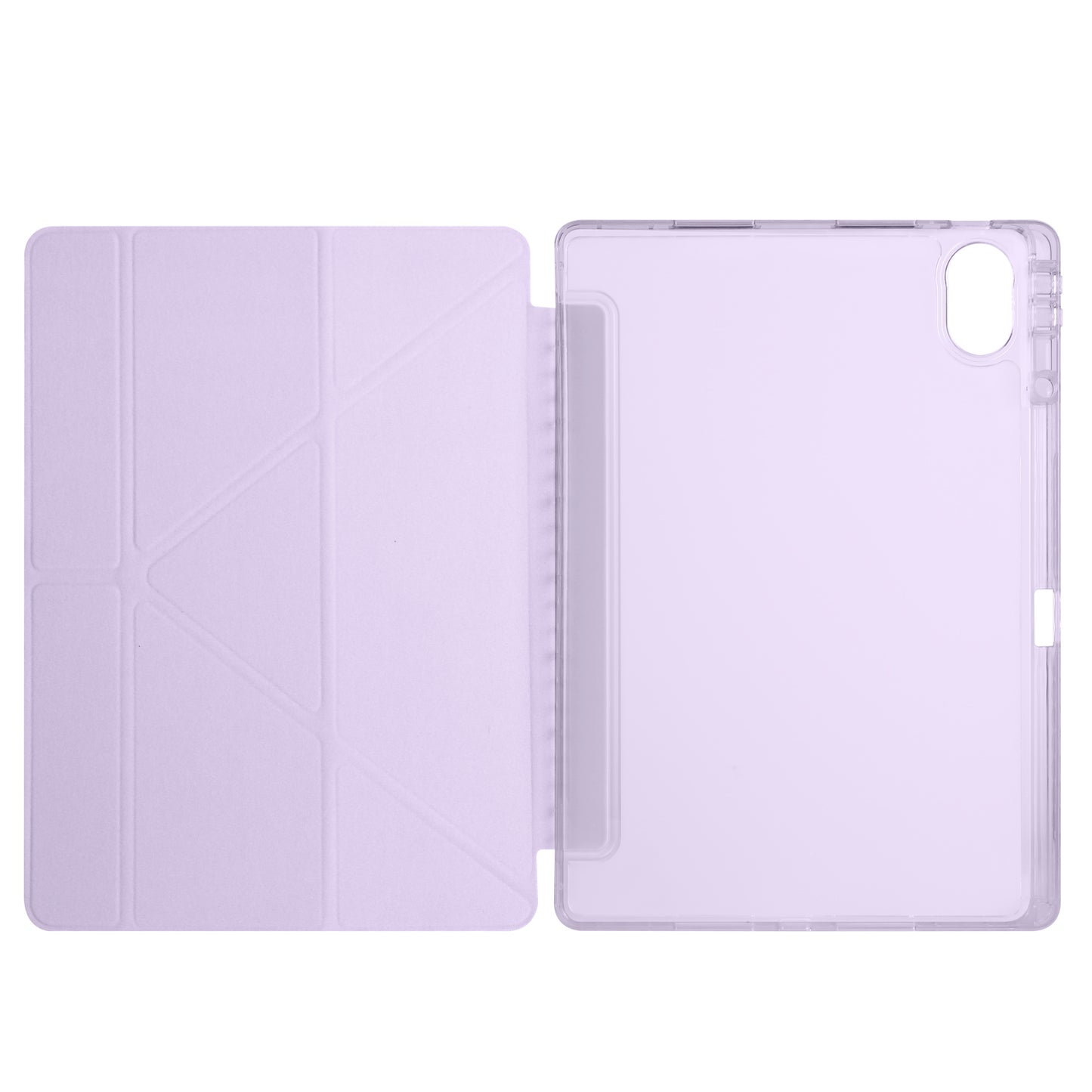 Huawei Matepad 12X Kılıf Zore Tri Folding Kalem Bölmeli Standlı Kılıf Siyah