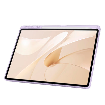 Huawei Matepad 12X Kılıf Zore Tri Folding Kalem Bölmeli Standlı Kılıf Siyah