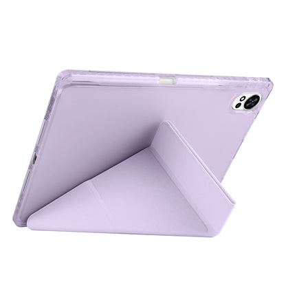 Huawei Matepad 12X Kılıf Zore Tri Folding Kalem Bölmeli Standlı Kılıf Siyah