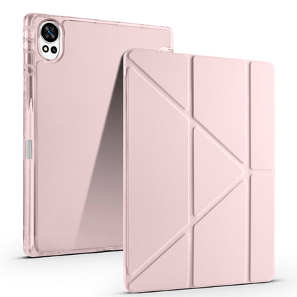 Huawei Matepad 12X Kılıf Zore Tri Folding Kalem Bölmeli Standlı Kılıf Mavi