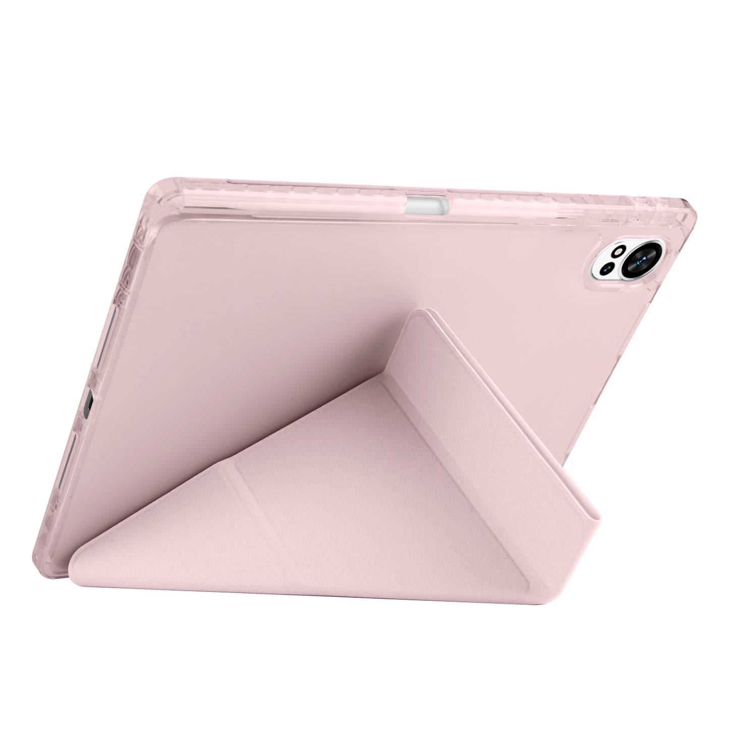 Huawei Matepad 12X Kılıf Zore Tri Folding Kalem Bölmeli Standlı Kılıf Mor