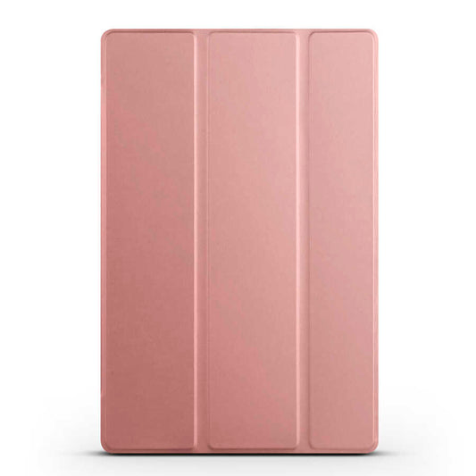 Huawei MatePad SE 10.4 Zore Smart Cover Standlı 1-1 Kılıf Rose Gold