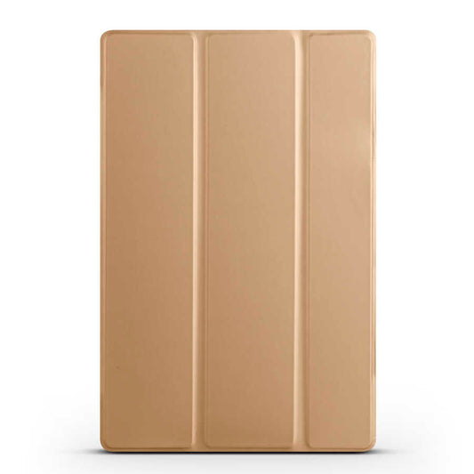 Huawei MatePad SE 10.4 Zore Smart Cover Standlı 1-1 Kılıf Gold