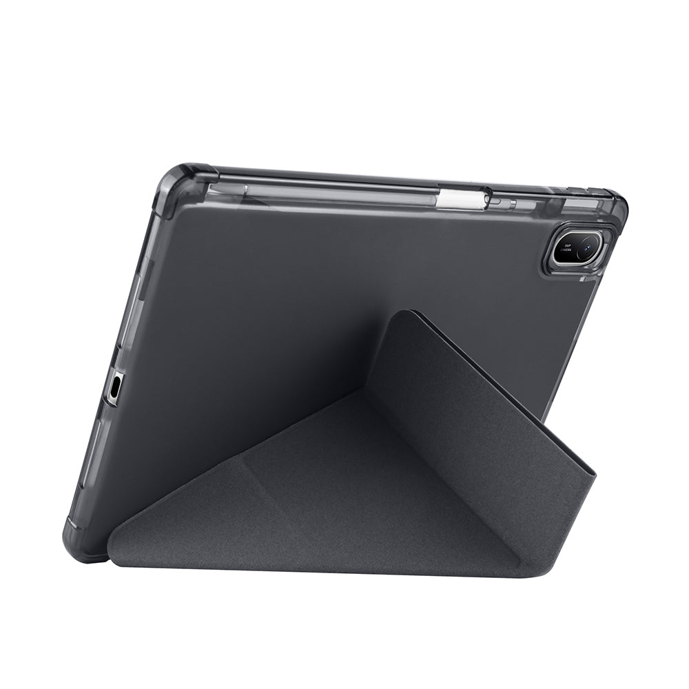 Huawei Matepad SE 11 Kılıf Zore Tri Folding Kalem Bölmeli Standlı Kılıf Koyu Yeşil