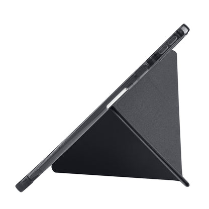 Huawei Matepad SE 11 Kılıf Zore Tri Folding Kalem Bölmeli Standlı Kılıf Gri