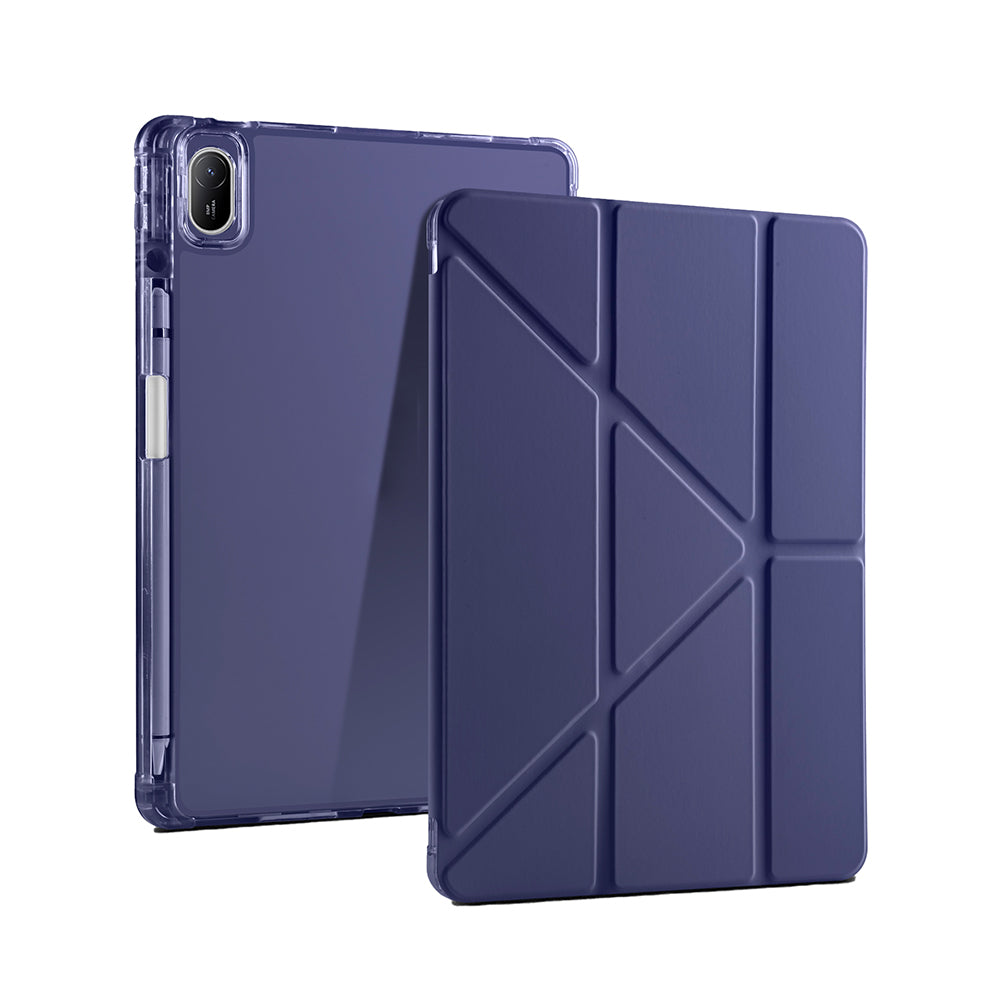 Huawei Matepad SE 11 Kılıf Zore Tri Folding Kalem Bölmeli Standlı Kılıf Siyah