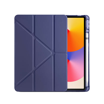 Huawei Matepad SE 11 Kılıf Zore Tri Folding Kalem Bölmeli Standlı Kılıf Mor