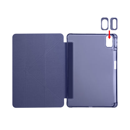 Huawei Matepad SE 11 Kılıf Zore Tri Folding Kalem Bölmeli Standlı Kılıf Mor