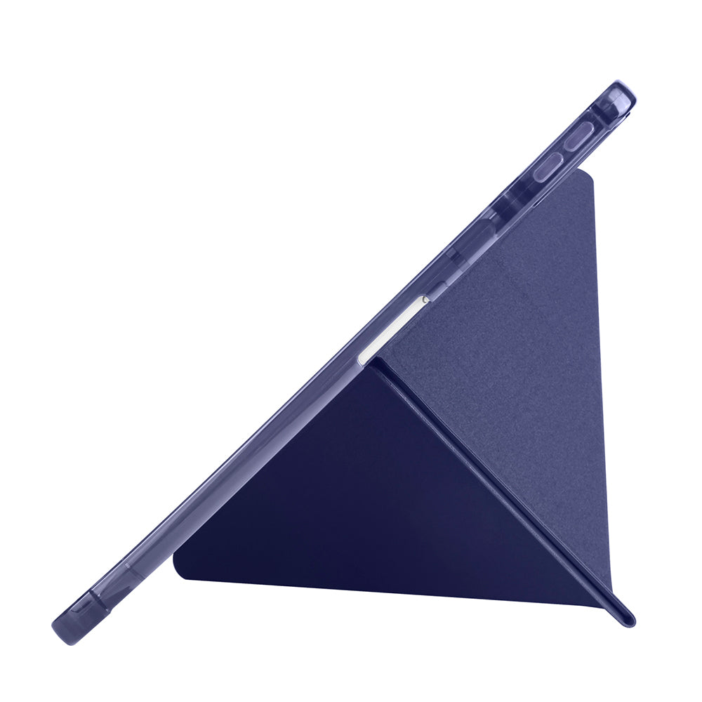 Huawei Matepad SE 11 Kılıf Zore Tri Folding Kalem Bölmeli Standlı Kılıf Siyah