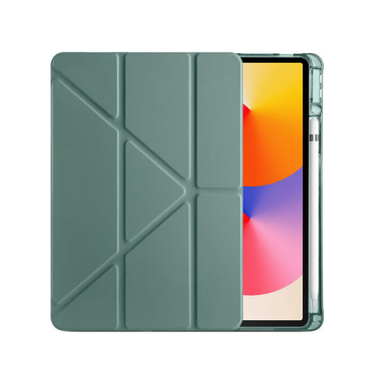 Huawei Matepad SE 11 Kılıf Zore Tri Folding Kalem Bölmeli Standlı Kılıf Mor