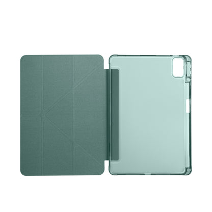 Huawei Matepad SE 11 Kılıf Zore Tri Folding Kalem Bölmeli Standlı Kılıf Lacivert