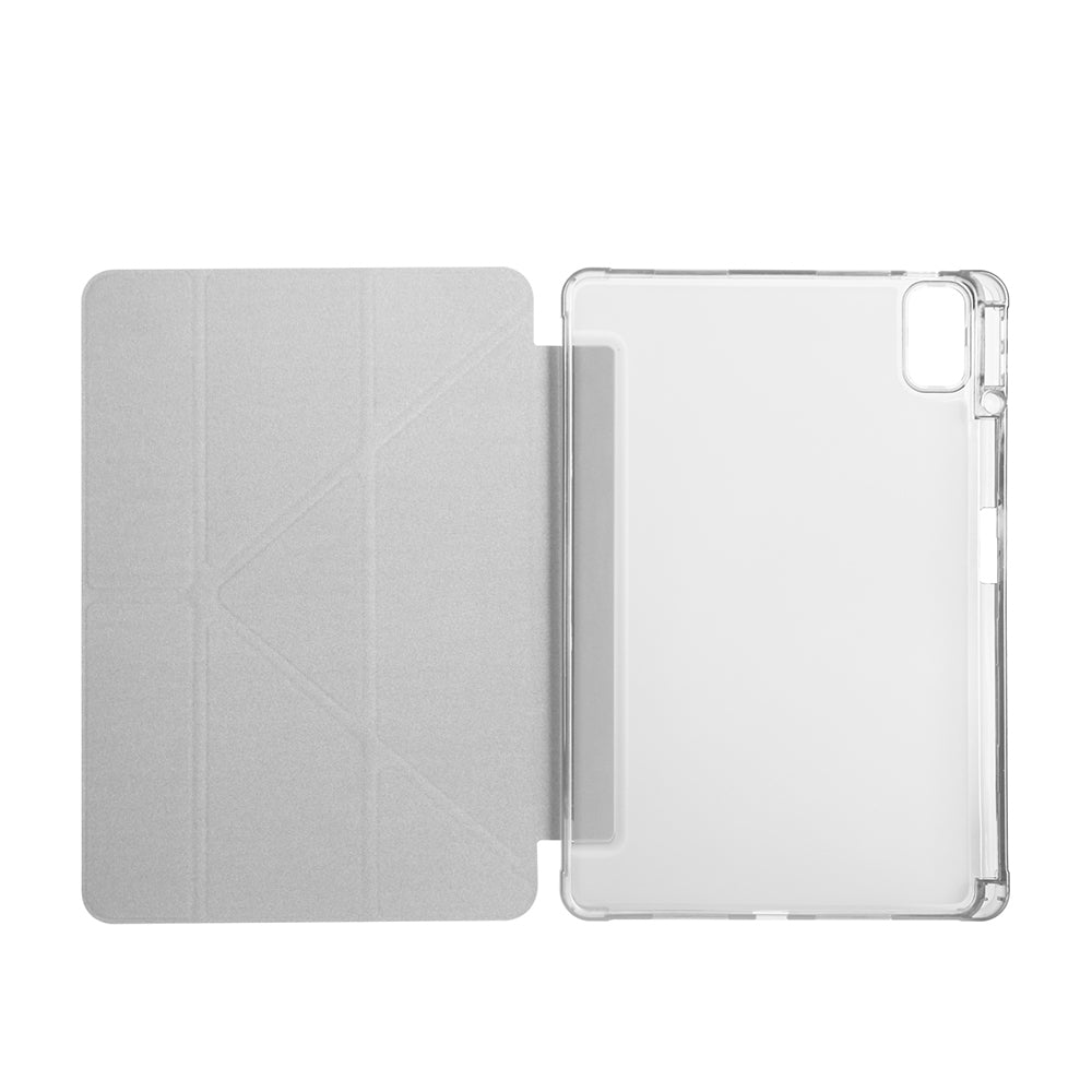 Huawei Matepad SE 11 Kılıf Zore Tri Folding Kalem Bölmeli Standlı Kılıf Mavi