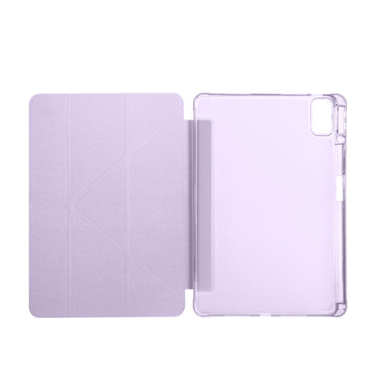 Huawei Matepad SE 11 Kılıf Zore Tri Folding Kalem Bölmeli Standlı Kılıf Mavi